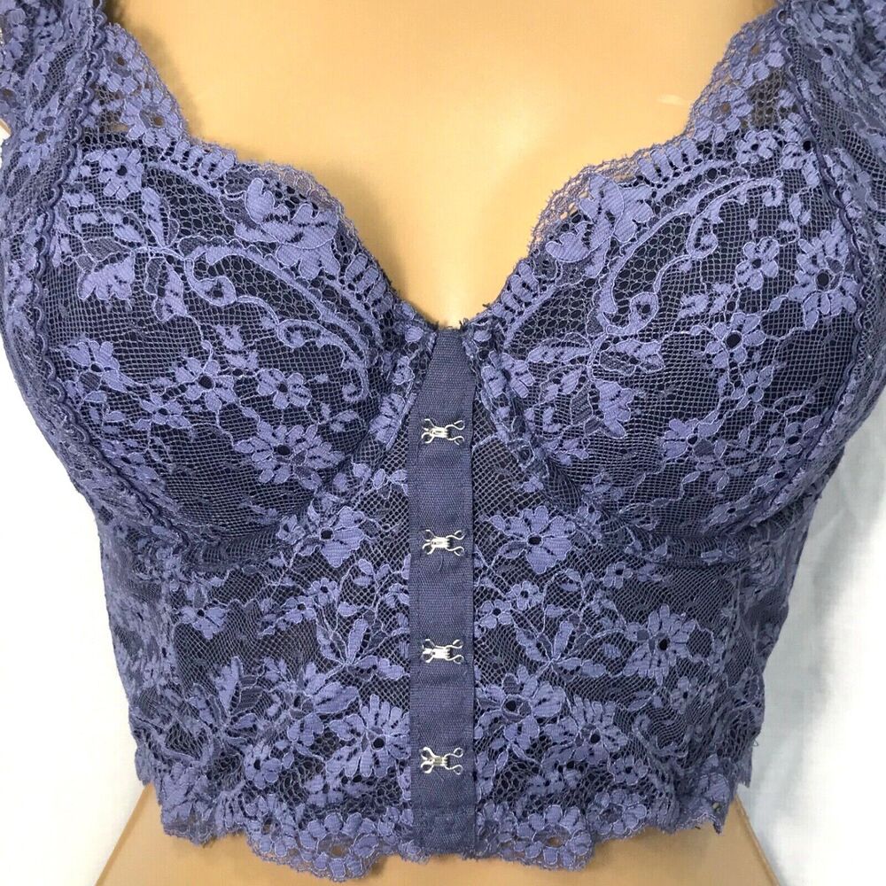 Victoria's Secret 32DD Bra Dream Angel Corset Lined Demi Double Bustier Lace - Picture 12 of 12